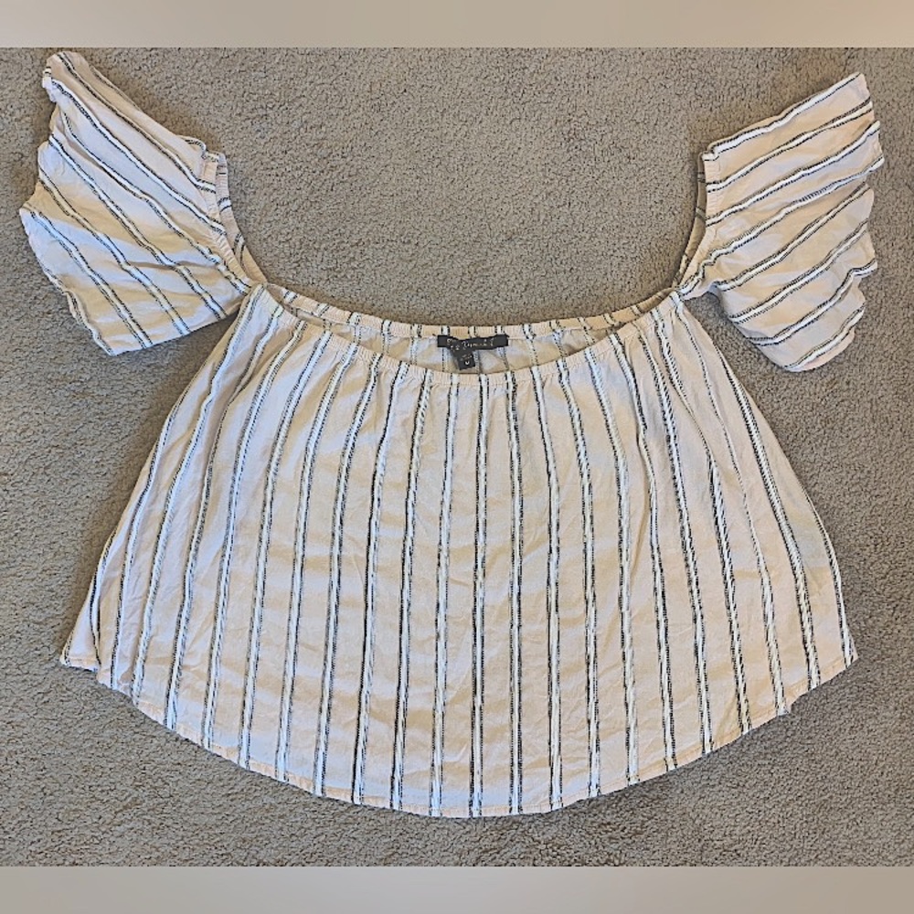 Off the shoulder crop top